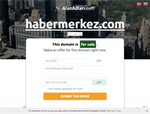 Tablet Screenshot of habermerkez.com